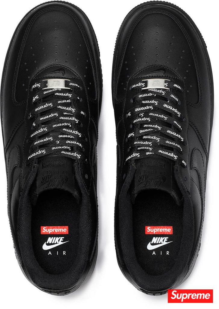 Supreme x Nike Air Force 1 Low 货号：CU9225-100