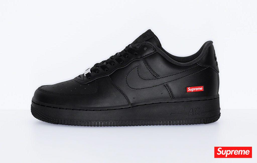 Supreme x Nike Air Force 1 Low 货号：CU9225-100