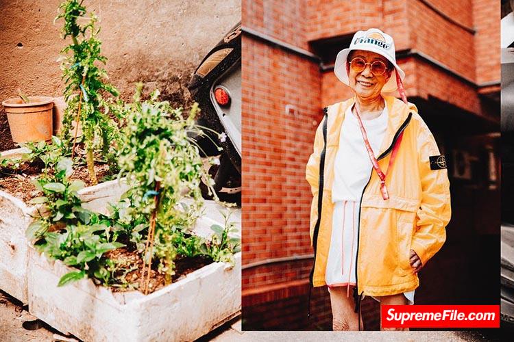 明星鞋头都抢着合影的中国大妈，妥妥的一位 Supreme 女王