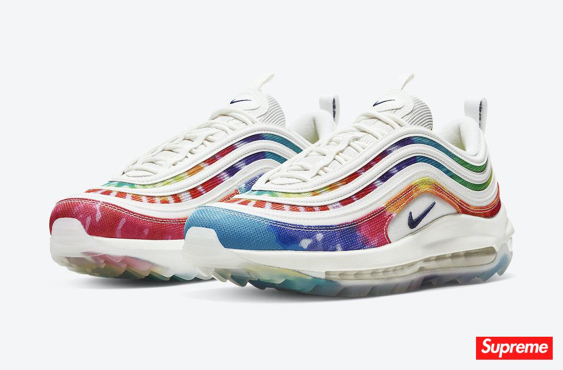 Nike Air Max 97 Golf “Tie Dye” 货号：CK1219-100