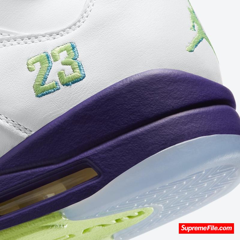 新鲜王子 2.0 Air Jordan 5 “Alternate Bel-Air” 货号：DB3335-100