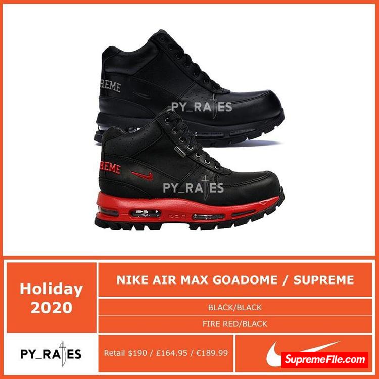Supreme x Nike Air Max Goadome