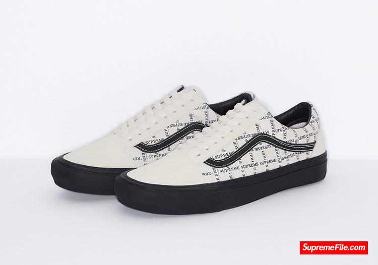 Supreme x Vans Old Skool + Half Cab，Supreme 与万斯的联名新品即日开卖