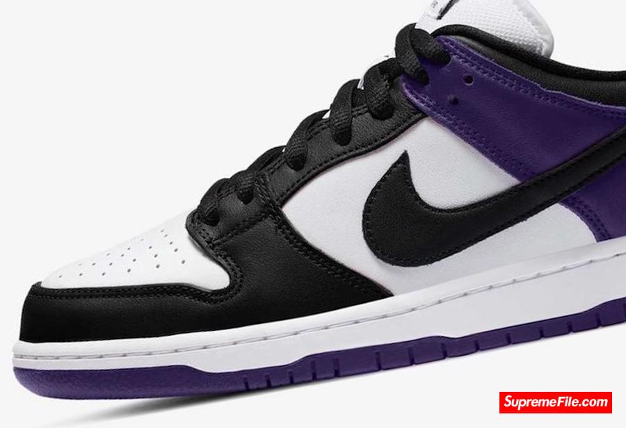 紫色黑脚趾 Nike SB Dunk Low “Court Purple” 货号: BQ6817-500