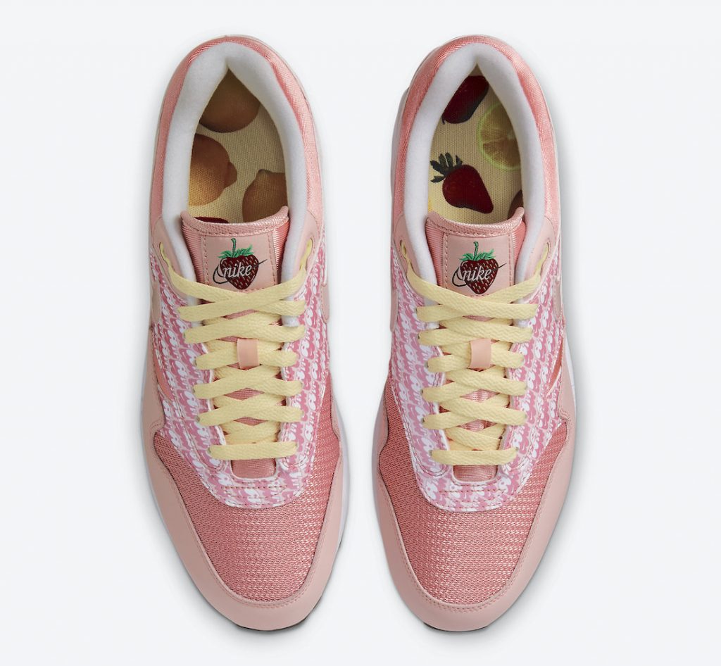 闪光草莓 Nike Air Max 1 “Strawberry Lemonade” 货号：CJ0609-600