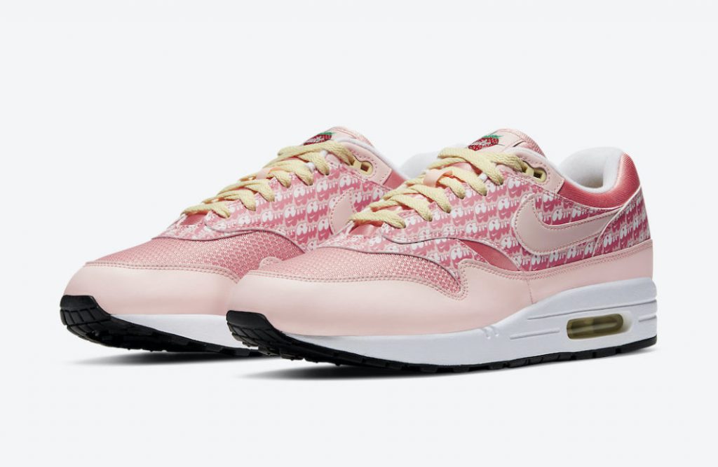 闪光草莓 Nike Air Max 1 “Strawberry Lemonade” 货号：CJ0609-600