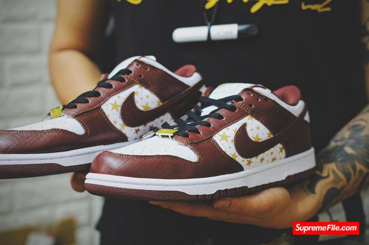 Supreme x Nike Dunk SB “Brown” 货号：DH3228-103