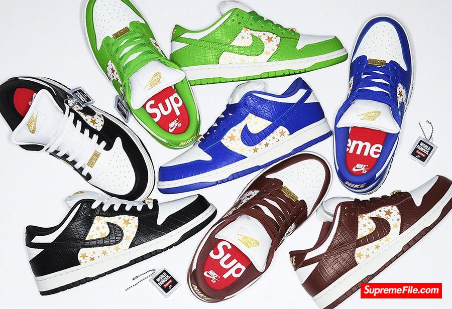 Supreme 官方正式发布 Supreme x Nike SB Dunk Low 系列